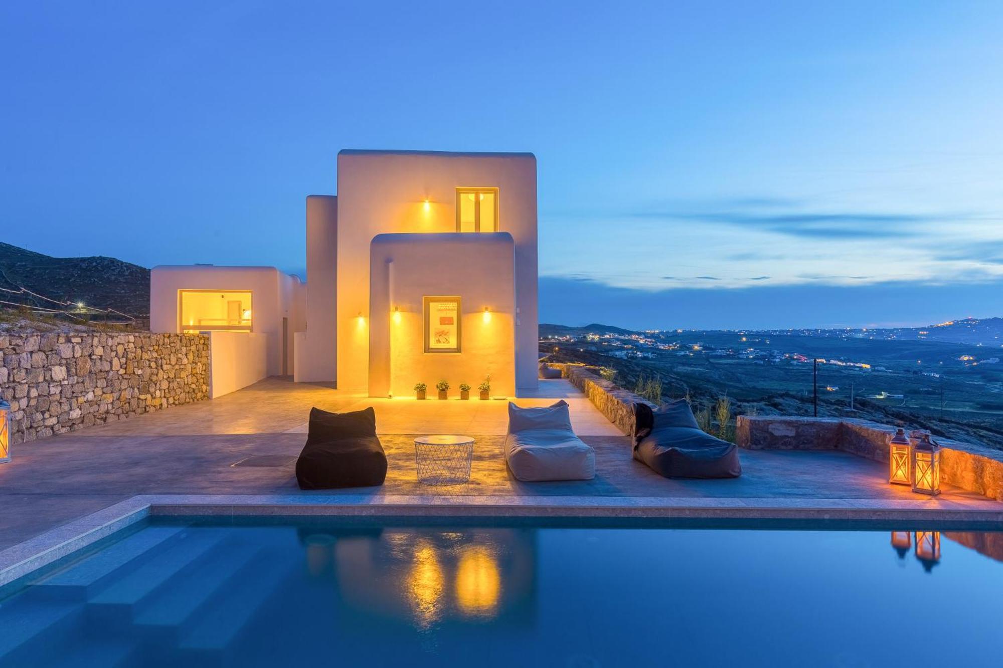 Pool Near Alemagou Villa Ftelia (Mykonos)