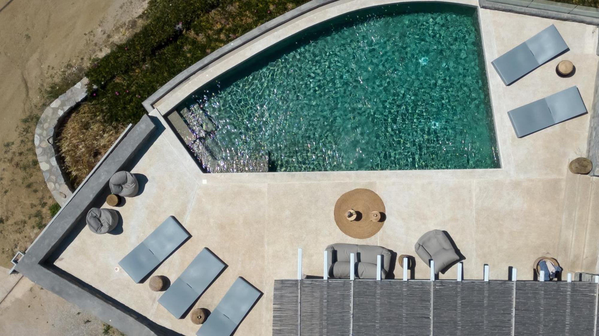 Pool Near Alemagou Villa Ftelia (Mykonos)